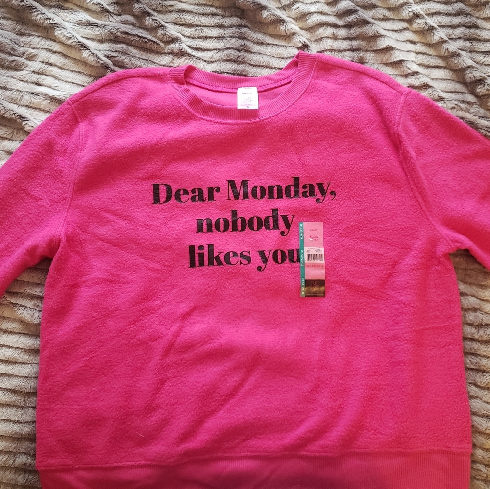 Pink Graphic Sweatshirt